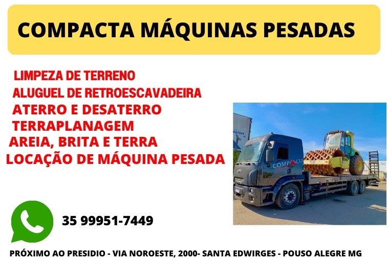 Banner COMPACTA LOCAÇÃO DE MÁQUINAS PESADAS E TERRAPLANAGEM
